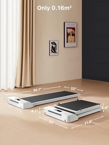 WALKINGPAD Z1 Foldable Walking Pad Treadmill for Home Office, Under Desk Treadmill with Adaptive Speed Control, Compact Design for Small Spaces, No Assembly Needed 6