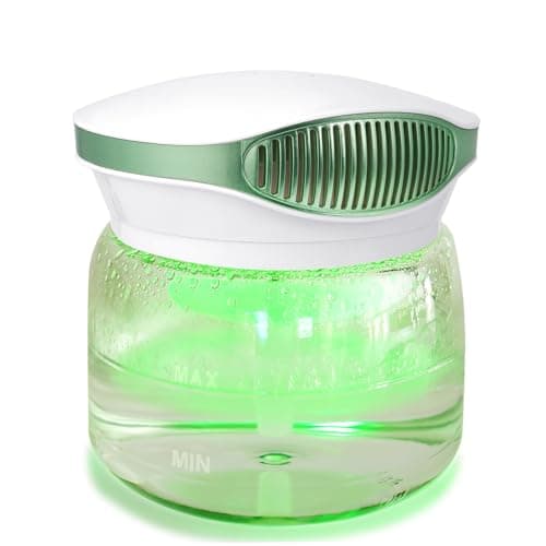 HimAoto Water Air Purifier for Home, Air Washer Aroma Diffuser, Rainbow Air Purifier, Air Washer Humidifier, Essential Oils Aroma Fresher With Night light for Home, Office, Bedroom