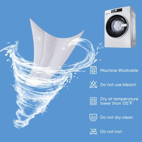 Hanherry 100% Waterproof Mattress Protector Queen Size, Mattress Cover 3D Air Fabric Cooling Mattress Pad Cover Smooth Soft Breathable Noiseless, 8''-21'' Deep Pocket 6