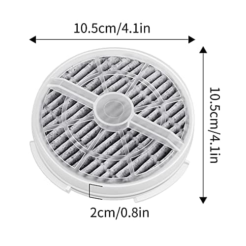 KEEPOW HEPA Filter Replacement Compatible with Frida Baby Air Purifier 3 in 1, RIGOGLIOSO Air Purifier GL2103 and SY900S, JINPUS GL-2103, LTLKY 900S, 4 Pack 7