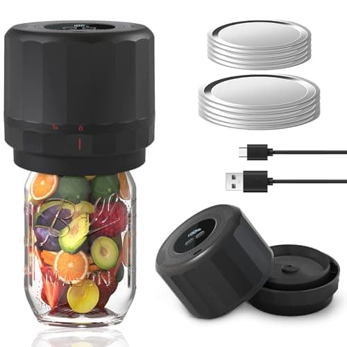 Electric Mason Jar Vacuum Sealer Kit