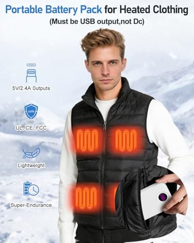 GrnOas.E Portable Charger with Built in Cables，10000mAh 22.5W Max High-Speed Charging Power Bank with 4 Outputs 2 Inputs,External Travel Battery Pack for iPhones Android,iPad (Pearl White) 6