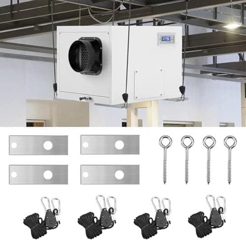 5822 Basement Dehumidifier Suspension Kit, Maximum Load Capacity 300 lbs, Noise Reducing Dehumidifier Accessory for Multiple Models，5822 Suspension Kit Easily Lift, Must Have for Home