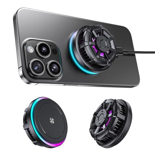 Wireless Cooling Charger for MagSafe, Preocean 15W Fast Wireless Charging Pad with Built-in Fan, Phone Cooler for Gaming, Magnetic Compatible with iPhone 17/16/15/14/13/12 Series. 7