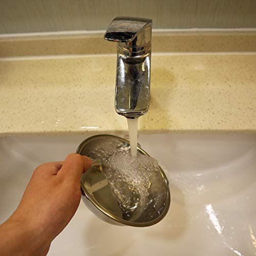 L.D.Dog Cat Food Bowls, Cat Bowls Non-Skid and Non-Spill Silicone Pads with PP Stand, Removable Stainless Steel Food and Water Dishes for Cats, Small Size Dogs 7