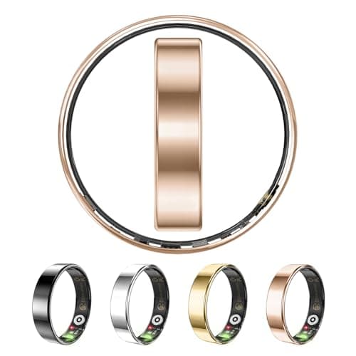 Yuehetian 67 Pcs Rings Set for Women, Stackable Rings(Ultra-Thin Rosegold#10)