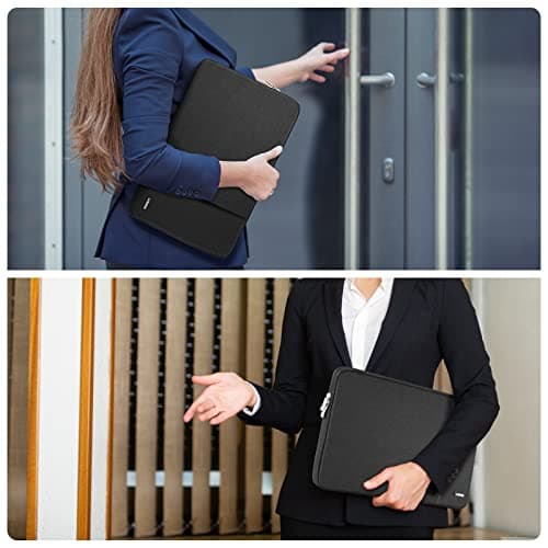 Losong Portable Monitor Case 15.6 Inch, Protective Carrying Sleeve for Most 16.1/15.6 in Monitors, Water Resistant Portable Laptop Display Bag with Accessory Pocket, Size-15.3"x9.8" Black 6
