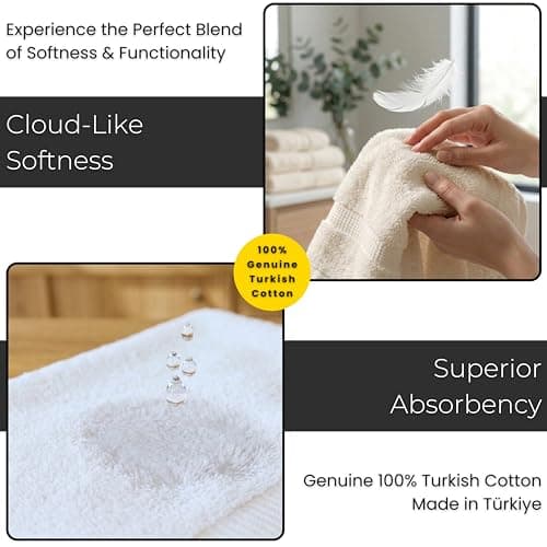 SALBAKOS Luxury 100% Turkish Cotton Bath Sheets 40x80 in Oversized Extra Large Bath Towels | Premium Hotel Quality Thick Soft Absorbent Turkish Towel for Spa Beach (Pack of 1, Gray, Jumbo Bath Sheet) 8