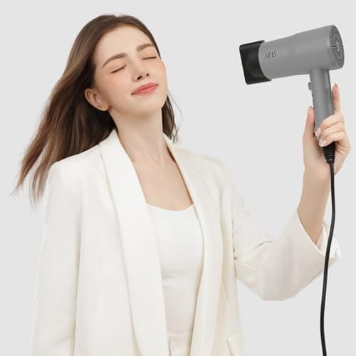 AINA Hair Dryer with Diffuser, Blow Dryer for Women | Advanced Ionic Technology, Ceramic Coating | Cold Shot Features Turbo Heat for Fast Drying and Shine 110V/ALCI (Ash Grey) 6