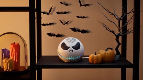 Limited Edition, Disney Tim Burton’s The Nightmare Before Christmas Jack Skellington Shell for Amazon Echo Dot (4th & 5th Generations). Device Sold Separately. 3