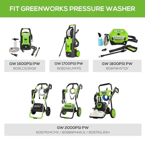 Greenworks 11" Surface Cleaner Universal Pressure Washer Attachment 8