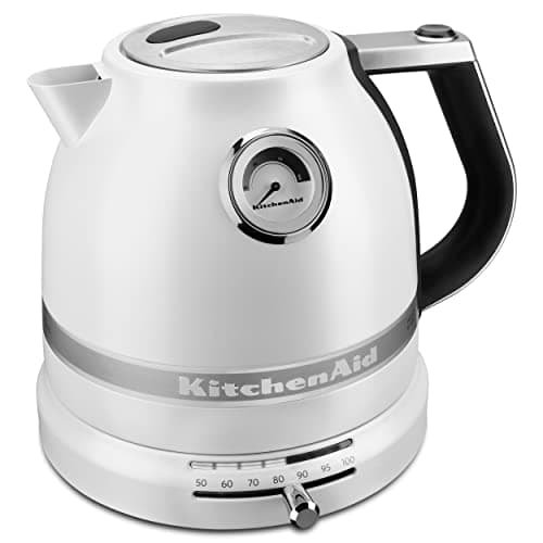 KitchenAid 1.5 L Pro Line Series Electric Kettle,KEK1522, Frosted Pearl White