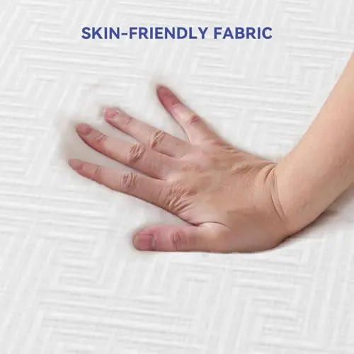 BedsPick Mattress Topper King, 3 Inch Memory Foam Cooling Gel Bed Foam Mattress Topper for Pain Relief, Extend Mattress Life, Hot Sleeper Essential, Washable Cover, Non-Slip Elastic Band, CertiPUR-US 6