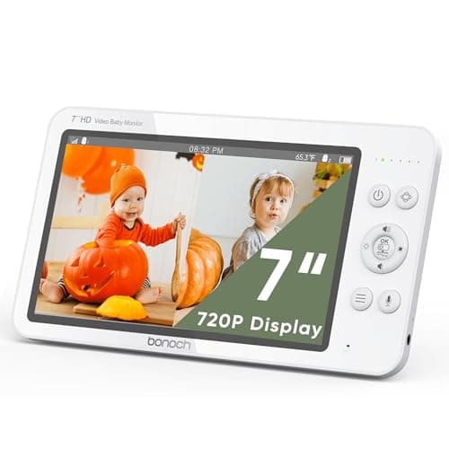 bonoch 7" 720p HD Baby Monitor Parent Unit Replacement, for BBM01/ BBM03/ BBM05, Type C Port, Camera not Included