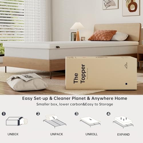 Talatex Latex Mattress Topper – Premium Natural Latex with Organic Mattress Cover, Ergonomic, Breathable & Durable Mattress Pad for Spinal Alignment and Motion Isolation (2" Twin) 7