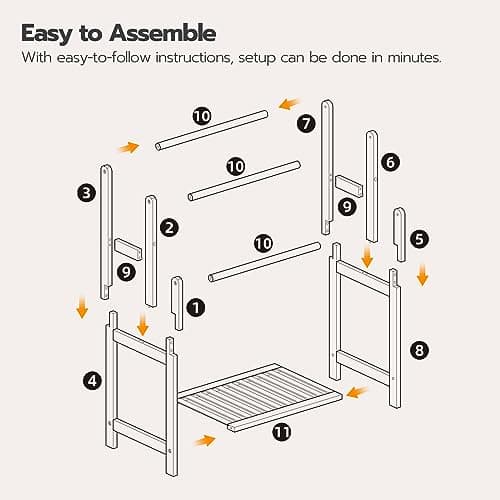 HOOBRO Standing Towel Rack, 3-Tier Blanket Rack Holder, 16.5" L x 11.8" W x 30.3" H, Bamboo Drying and Display Rack with Shelf, for Bedroom, Living Room, Bathroom, Mocha MA03LB01 5