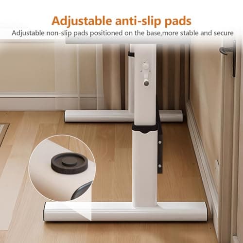 WXJHL Manual Standing Desk, Adjustable Height Desk, Stand Up Computer Table for Home Office, Bedroom 6