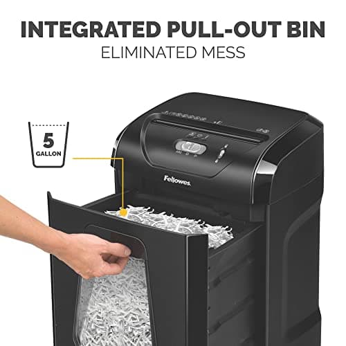 Fellowes 14C10 14-Sheet Cross-Cut Home Office Paper Shredder 6