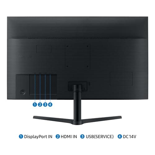 Samsung 32-Inch Flat Computer Monitor, 75Hz, Borderless Display, AMD FreeSync, Game Mode, Advanced Eye Care, HDMI and DisplayPort, LS32B304NWNXGO, 2024 8