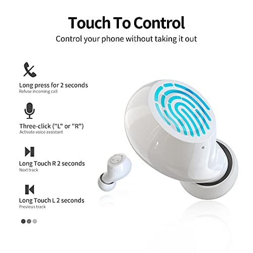 AMAFACE Kids Wireless Earbuds Cute Panda Bluetooth Earbuds with mic Charging Case 36H Playtime 3D Stereo Headphones IPX6 Waterproof Sport in-Ear Headphones for Kids Adult 6