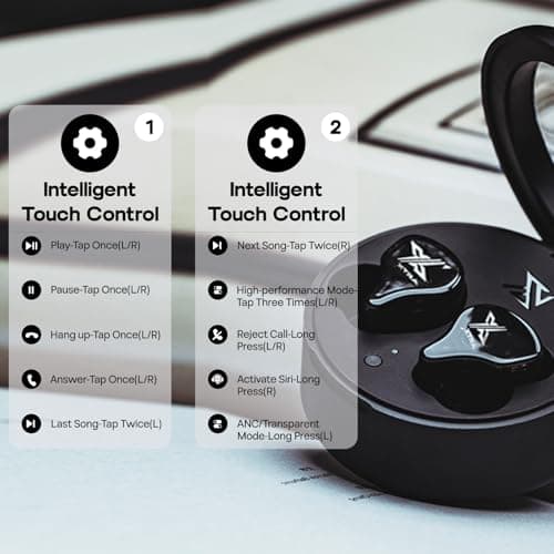 Linsoul KZ Xtra Bluetooth 5.4 Wireless in-Ear Buds, 10mm DD Driver IEM, Gaming Earbuds, Sports Earphones, Built-in CVC HD Noise Cancellation Microphone, 55ms Ultra-Low Latency with Charging Case 5