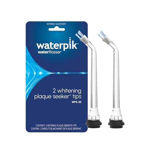 Waterpik Whitening Water Flosser Replacement Tip, Plaque Seeker, 2 Count