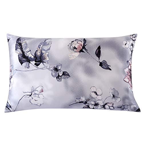 SLPBABY Silk Pillowcase for Hair and Skin with Hidden Zipper Print (Standard(20''x26''), Pattern30)