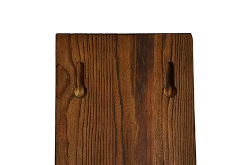 Thirsty Solutions - “Beer O’ Clock” Rustic Wall Mounted Bottle Opener and Catcher - Dark Stain Pine with Zinc Alloy Opener - Removable Wooden Bucket - Man (or Woman) Cave Ready 6