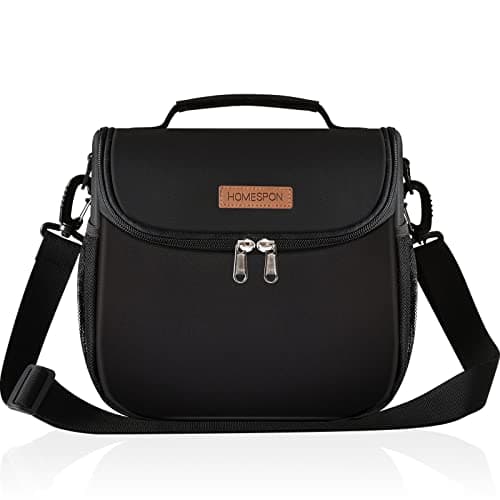 Buringer HOMESPON Insulated Lunch Bag for Women Reusable Lunch Box Cute Cooler Tote with Adjustable Shoulder Strap for Work Picnic or Travel