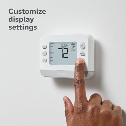 New! Honeywell Home Programmable Thermostat, Conventional/Heat Pump Compatibility, Flexible Schedule, X2P, White, RTH22B 7