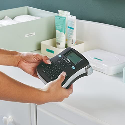 DYMO Label Maker 210D Label Maker, 2 Lines, 6 1/10w x 6 1/2d x 2 1/2h, 3" (1738976) 9