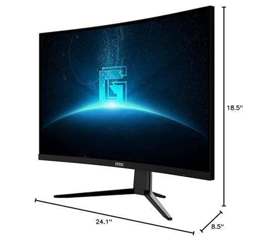 msi G27C3F 27-inch 1920 x 1080 (FHD) Gaming Monitor, 180Hz, Free Sync, HDMI, DisplayPort, VESA Mountable, Tilt, Height Adjustable, Speaker, 1ms, Black 9
