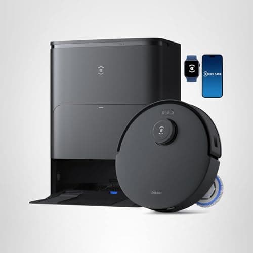 ECOVACS DEEBOT T30S Robot Vacuum and Mop, 11000Pa, ZeroTangle Technology, TruEdge Adaptive Edge Mopping, Hot Water Mop Washing, Self-Emptying, Self Refilling, Auto-Mop Lifting, Obstacle Avoidance 9