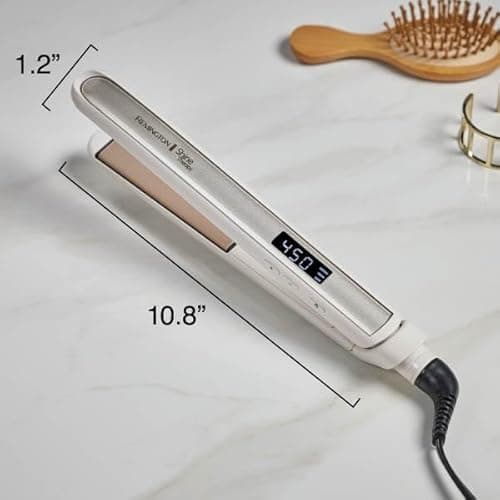 Remington Shine Therapy 1 inch Hair Straightener Iron, Flat Iron Infused with Argan Oil & Keratin, Professional Ceramic Flat Iron for Less Frizz, Shines and Smooth, Styling Tools 10