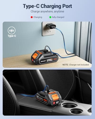 SEALIGHT Car Vacuum Portable Cordless, 21000PA High Power Suction & Blower, Wireless Handheld Vacuum Cleaner for Car, Home, Office, Pet 6