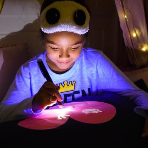 Illuminated Apparel Glow Sketch Interactive Glow in The Dark Pillowcase (Heart) 3