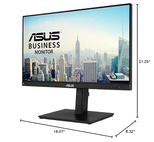 ASUS 24" 1080P Multi-Touch Monitor (BE24ECSBT) - Full HD, IPS, 10-Point Touch, IPS, Eye Care, USB-C with Power Delivery, HDMI, DisplayPort Daisy Chain, Height Adjustable, VESA Wall Mountable 8