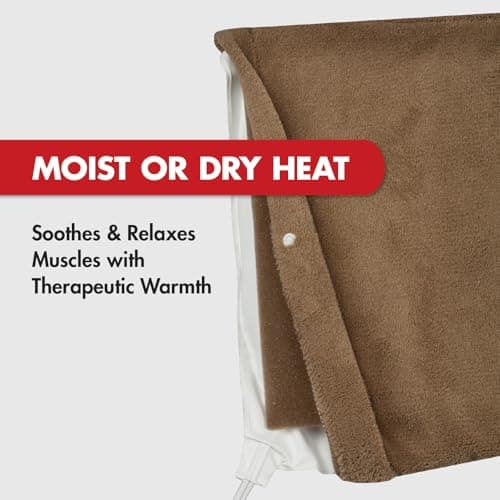 Deluxe Heating Pad Moist/Dry Heat Therapy 7