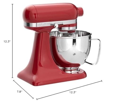 KitchenAid Artisan Mini 3.5 Quart Tilt-Head Stand Mixer - KSM3316X - Candy Apple Red 8