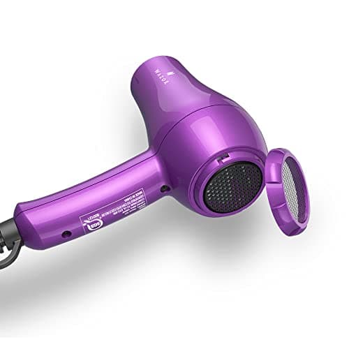 Lightweight Mini Hair Dryer for Pour Painting & RV Compact Travel Blow Dryer for Kids 1000W Ionic Dryer with Concentrator Cool Shot Button 5