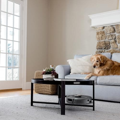 Shark UR2360S Ultra Robot Vacuum, with Matrix Clean, Precision Mapping, 30-Day Capacity HEPA Bagless Self Empty Base, Self-Cleaning Brushroll Perfect for Pet Hair, WiFi, Black (Renewed) 6