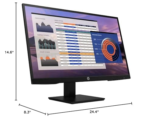 HP P27 G5 27" FHD IPS Monitor with 5ms Response Time, Anti Glare, Flicker Free, Displayport, VESA Mount (100 x 100mm), HDMI & DKZ Hub, Black Color (64X69AA#ABA) 7