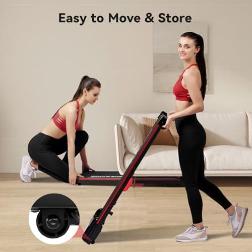 GTPLAYER Walking Pad,Treadmills for Home Office, 2.5HP Portable Under Desk Treadmill with APP, Remote Control, Led Display, 300 Lbs Capacity 7