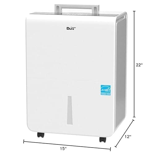 Dehumidifier for Basement,Energy Star Certified for 4500 Sq.Ft Large Room, MAX to 70 Pints/day, included 16.4 Feet Drain Hose and Pump,White 9