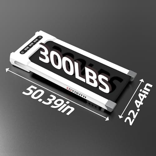 GOYOUTH 2 in 1 Under Desk Electric Treadmill Motorized Exercise Machine with Wireless Speaker, Remote Control and LED Display, Walking Jogging Machine for Home/Office Use 5