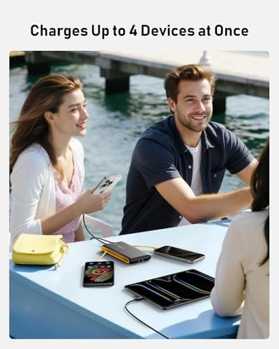 Portable Charger Power Bank Built in Cables and Wall Plug, 10000mAh Phone Battery Pack Fast Charging, USB C External Slim PowerBank, Travel Essentials Compatible with iPhone 17 16 15 14 Samsung iPad 7