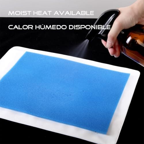 Boncare® Stay-On Small Vinyl Electric Heating Pad for Neck and Shoulders and Back Without Auto-Off, Low & High Heat Levels, Waterproof Hot Heat Pad with Washable Cover (12"x15", 1-Pack) 7