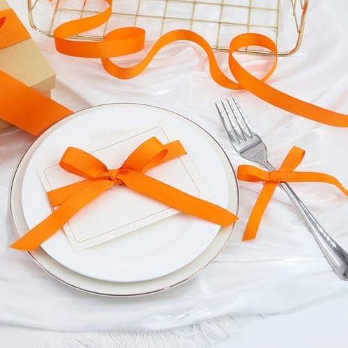 3/8 Inches Grosgrain Ribbons Fabric Ribbons, 20 Colors*2 Yards Each Total 40 Yards, Boutique Ribbons for Gifts Wrapping, DIY Bow Hair Accessories 5