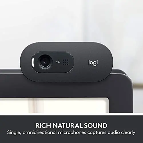 Logitech C505 Webcam 720p HD Webcam with Long-Range mic (Renewed) 6