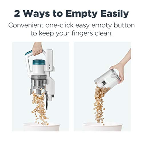 Eureka NEC180 RapidClean Pro Cordless Stick and Handheld Vacuum Cleaner for Hard Floors, Battery-Operated Portable Vacuum Cleaner with Maximum Efficiency Powerful Suction White 8